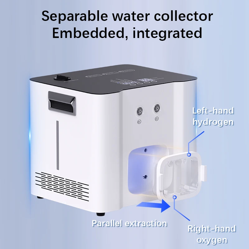 1200ml hydrogen making machine pem  Brown gas inhaler portable h2 breathing hho inhalation machine hydrogen water generator
