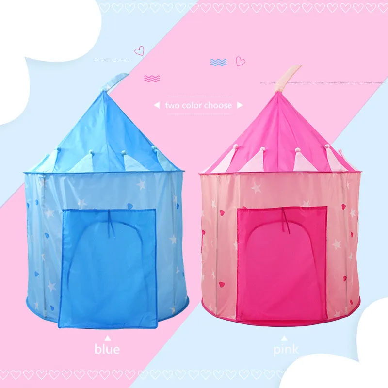 YF-W1101  High Quality Portable Indoor Party Pink Play House Tent Baby Crawling Tunnel Play House Children Tent