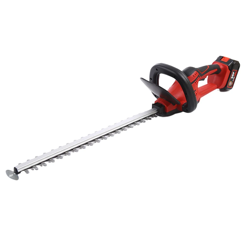 Battery Powered 20 inch Cordless Hedge Trimmer With Double Sided Dual Action Blades