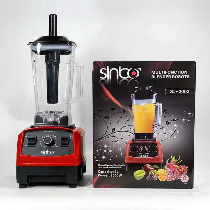 Hot selling 3000w silver crest multi-function commercial ice breaking blenders smoothie food mixer and blender