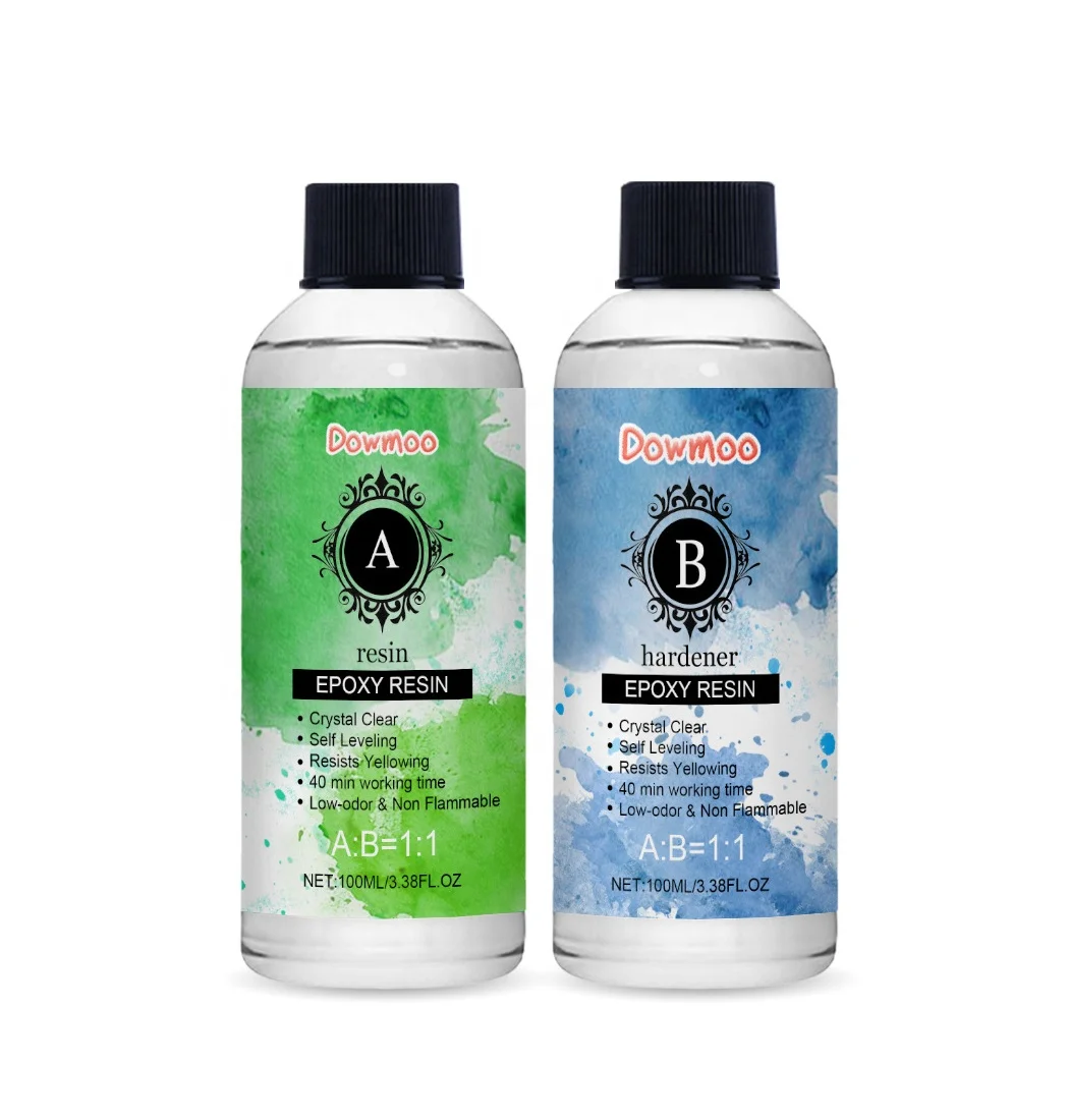 Wholesale high gloss ab glue for home design wood furniture casting river table metallic self leveling clear epoxy resin coating