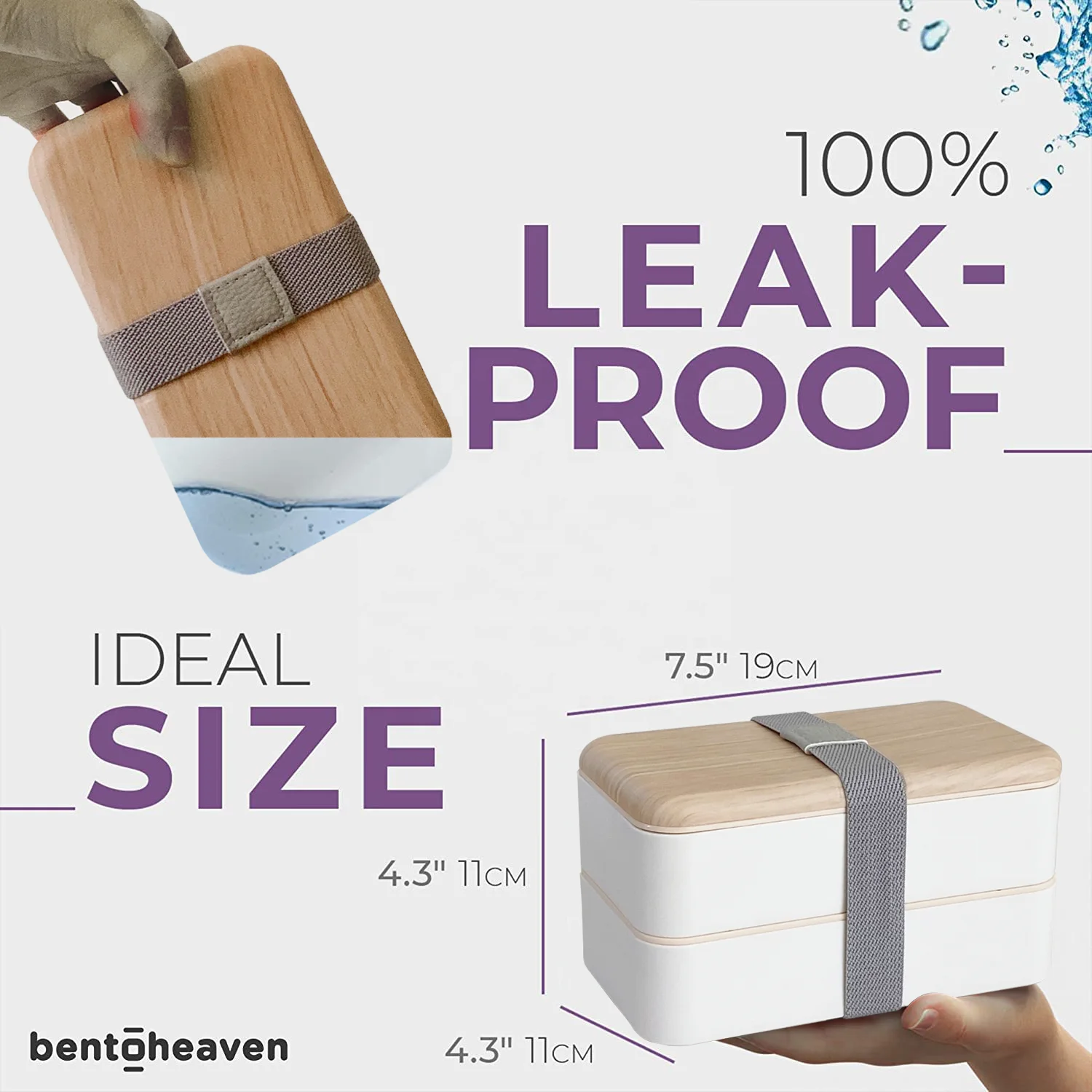 Japanese Double Layered Plastic Split Box Bento Box Lunch Box Set Stainless Steel With Bag And Bottle