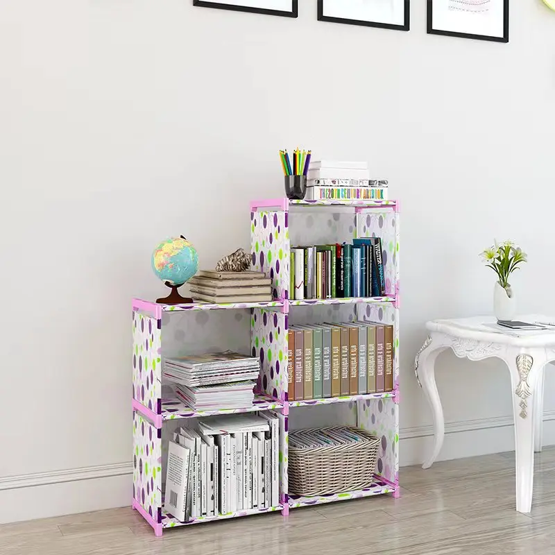 Простой и современный книжный шкаф для спальни