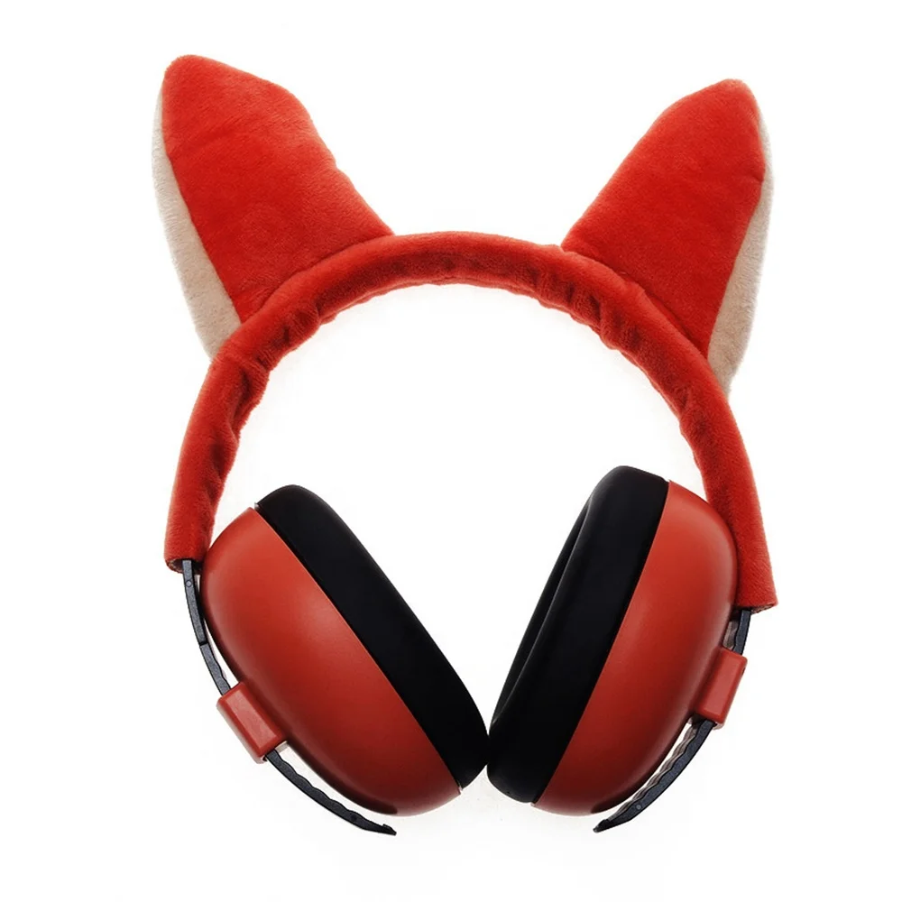 EM1008K Anti Noise Cute Animal Kids Safety Earmuffs Soundproof Ear Defender Baby Hearing protection for Child
