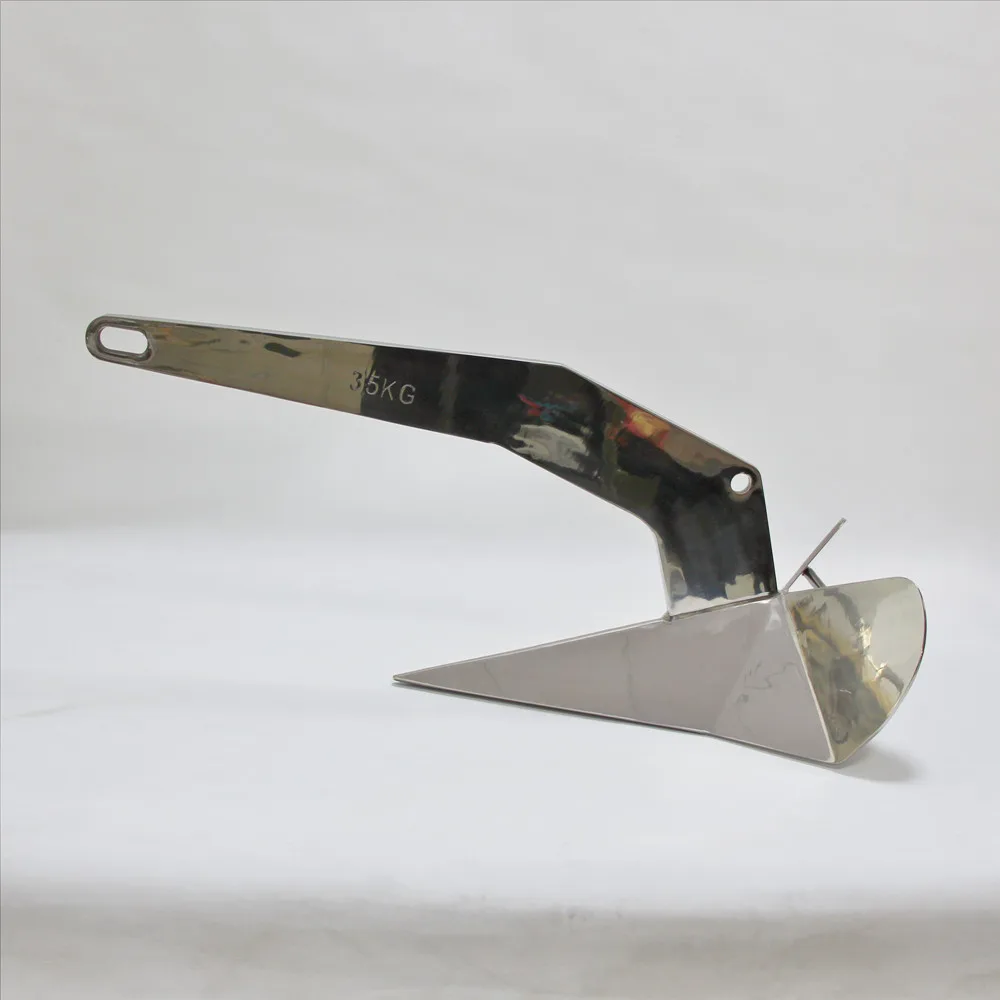  35kg 316 Stainless Steel Marine Delta Anchors for Yacht Boat