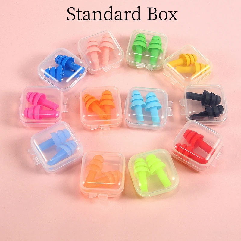 Cheap Random Color Soundproof Ear Plugs Silicone Christmas Trees Earbuds For Hearing Protection Earplug Without Cord
