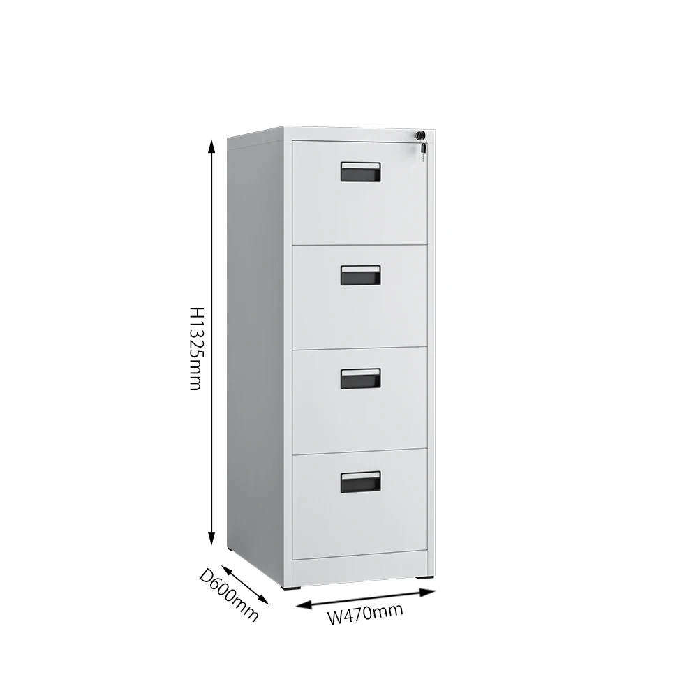 Office   Furniture 4 drawers metal filling cabinet steel storage file cabinet steel drawer cabinets for storage efficiency