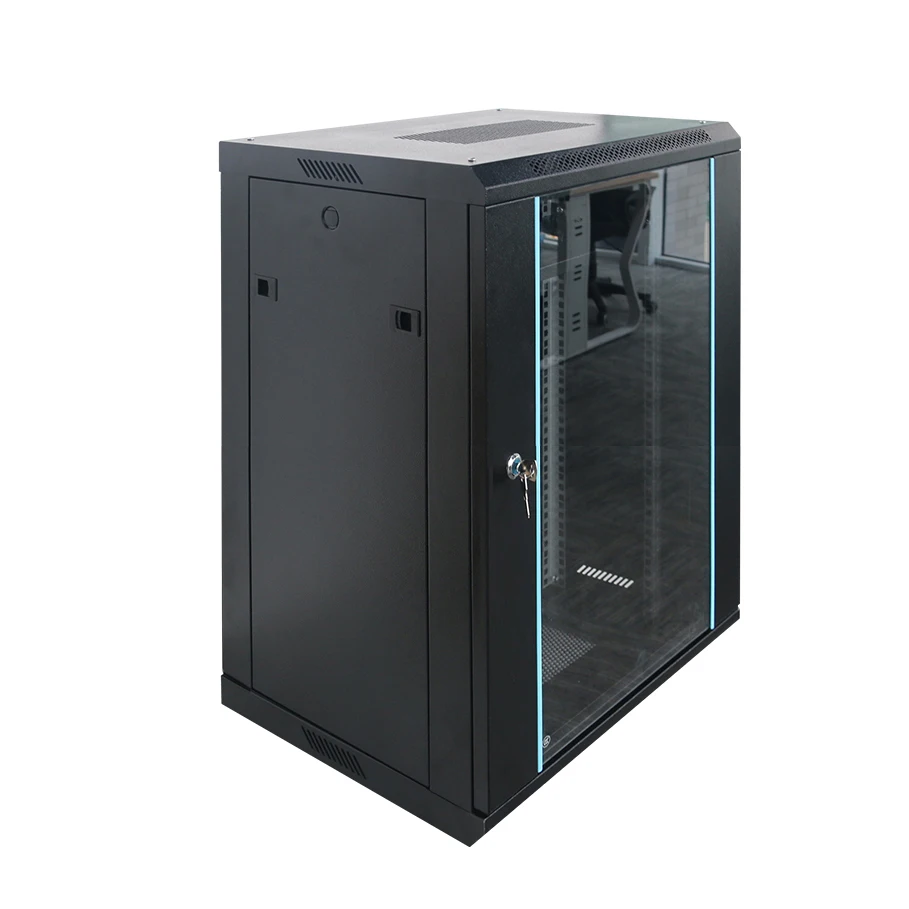 19 inch Wall Mounted Sever Rack Cabinet 15u Dvr Cabinet