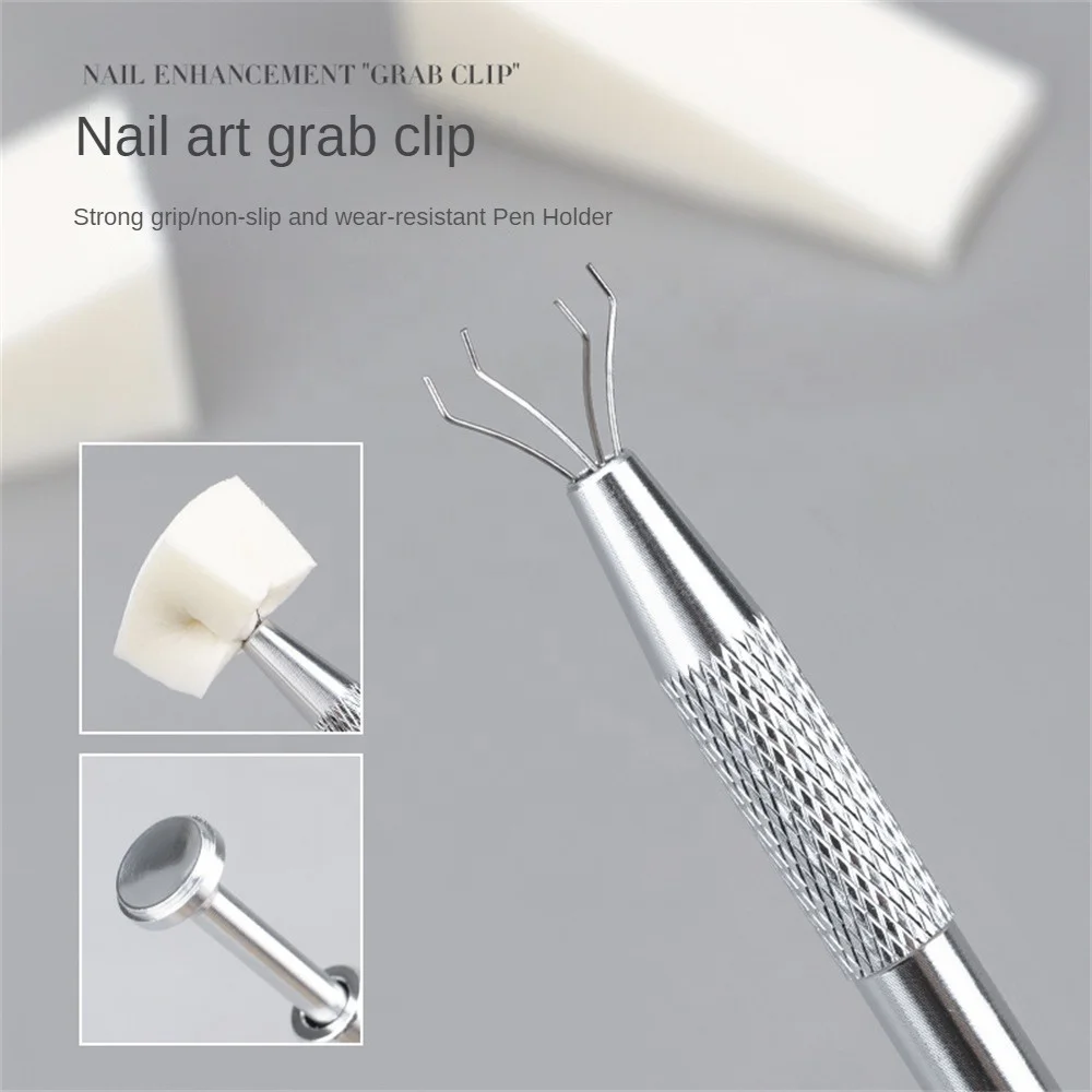 Manicure Grabber Clip 2024 New Tweezer Jewelry Holder Diamond Parts Screws Pick-up Tools Grabber Catcher Jewelry Clip