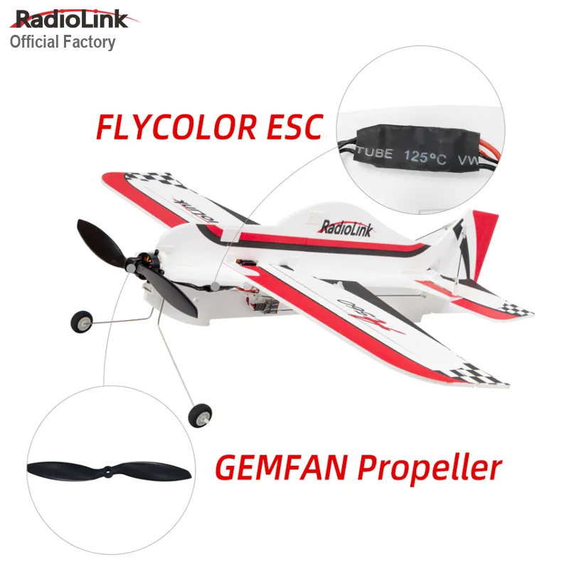 2.4GHz Radiolink A560 3D Aerobatics RC Fixed Wing Drone with Remote Controller 4KM Flight Portable Package