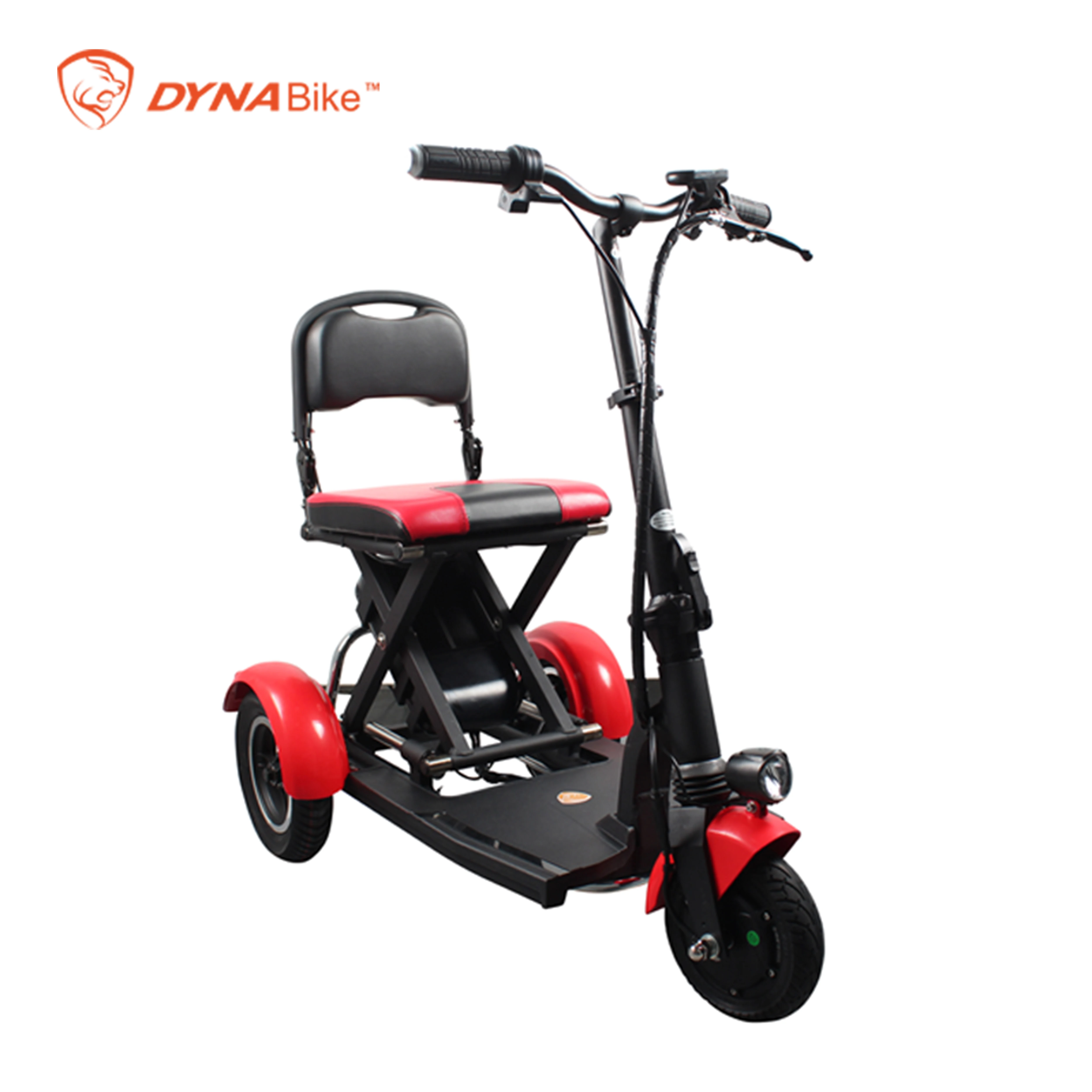 Safe Three Wheels Folding And Lightweight Electric Mobility Scooter For The Disabled