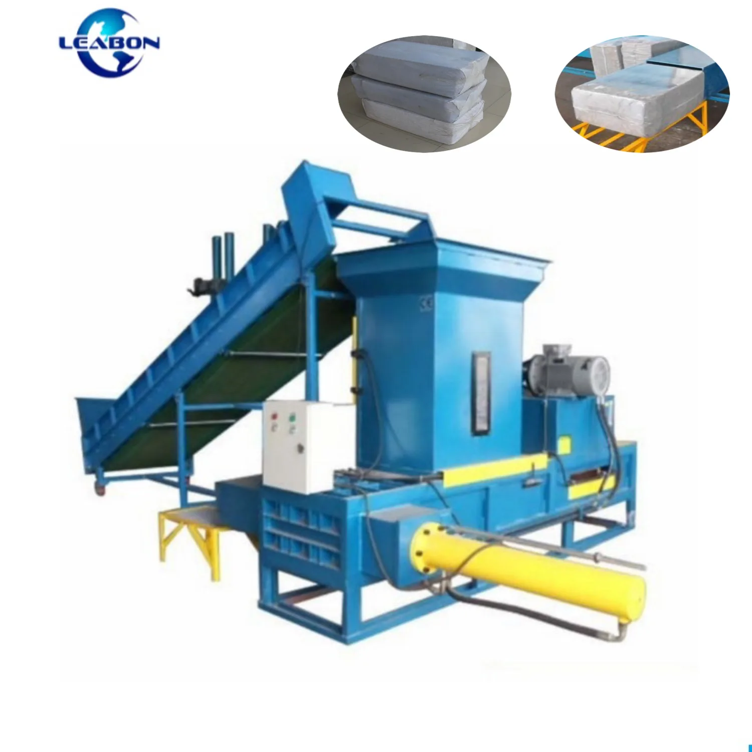 Sawdust Hydraulic Packing Machinery Automatic Bagging Baler Wood Shavings Hydraulic Compress Baler Machine