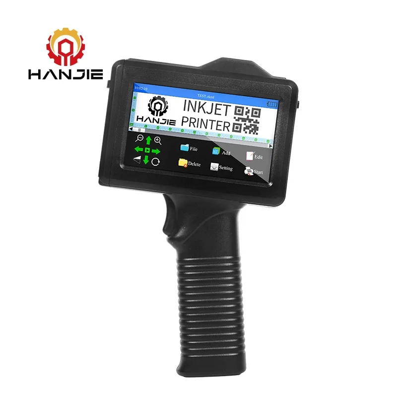 HANJIE Mini Handheld Inkjet Printer Automatic Grade with Easy-to-Operate Motor for Home Use and Retail Industries
