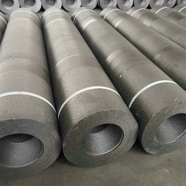 Professional Quality Graphite Carbon Electrodes for Electric Arc Steelmaking Furnaces for Sale From Manufacturer