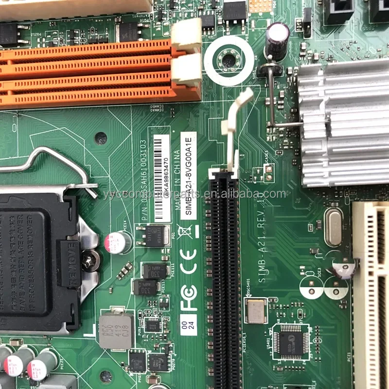 SIMB-A21 REV 1.0 SIMB-A21-8VG00A1E For Advantech Industrial Control Motherboard H61 Support I3/I5/I7 100% Tested Fast Ship