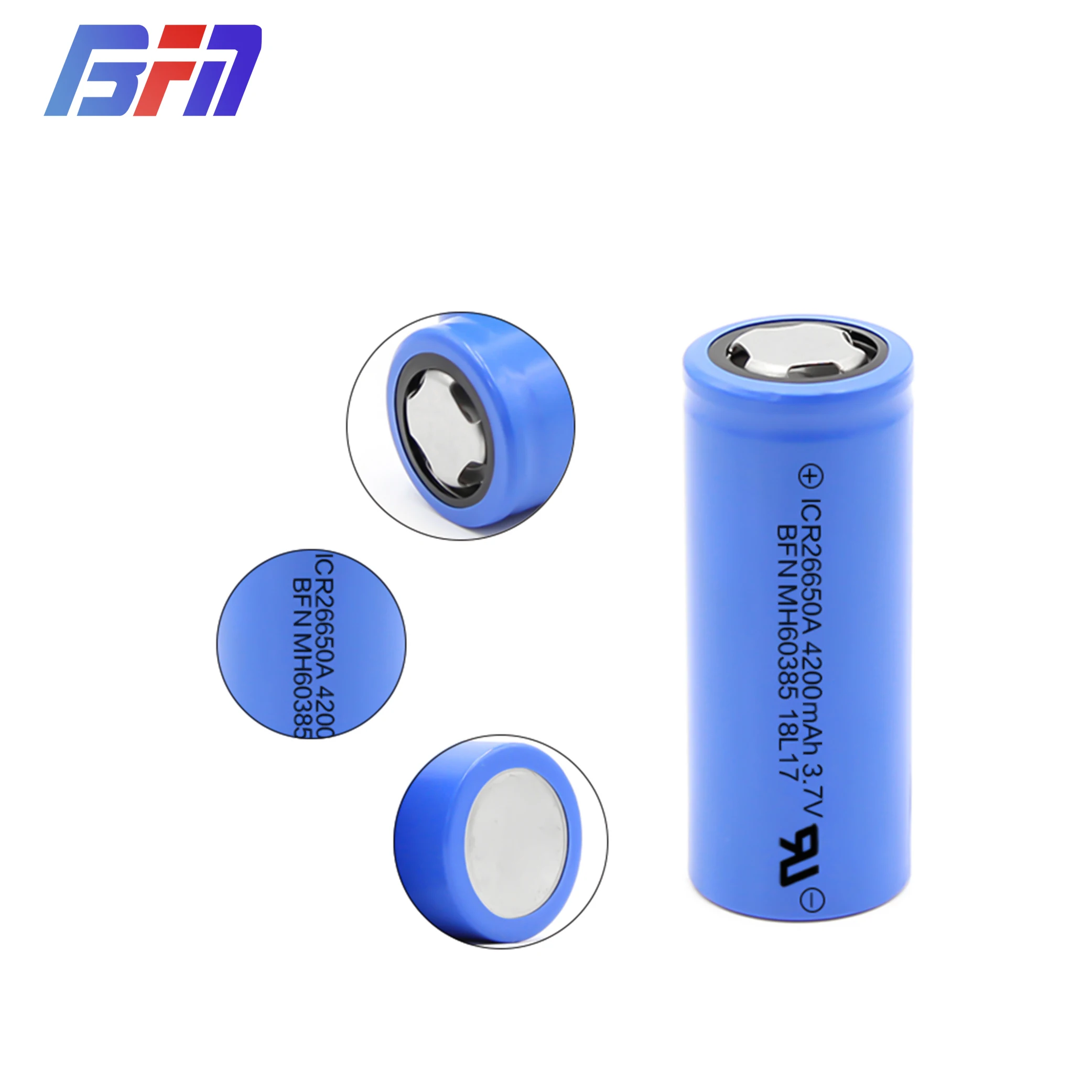 China factory price high capacity 26650 4200mAh 3.7v lithium ion rechargeable battery