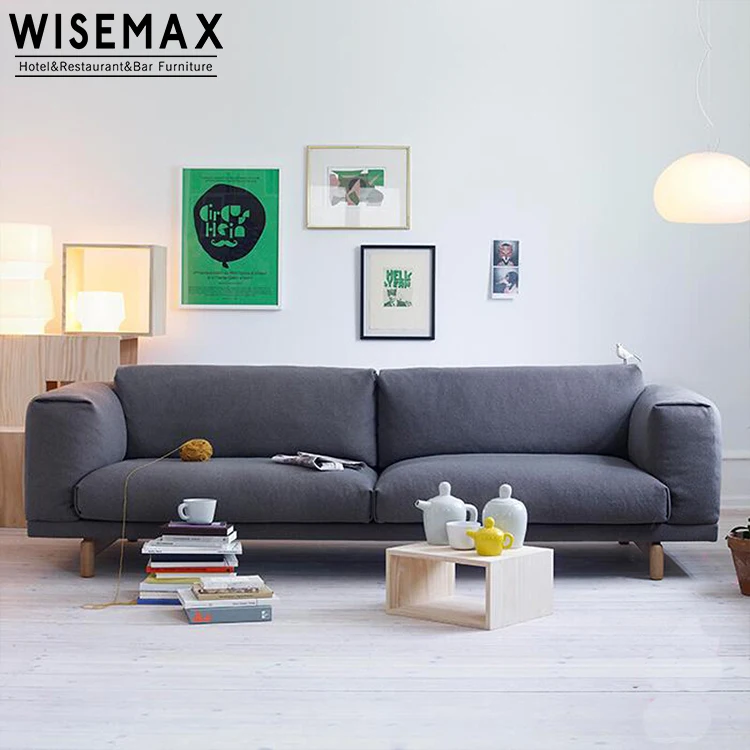 Hot sale Nordic fabric sofa modern fabric living room combination corner sofa bed couch sofa