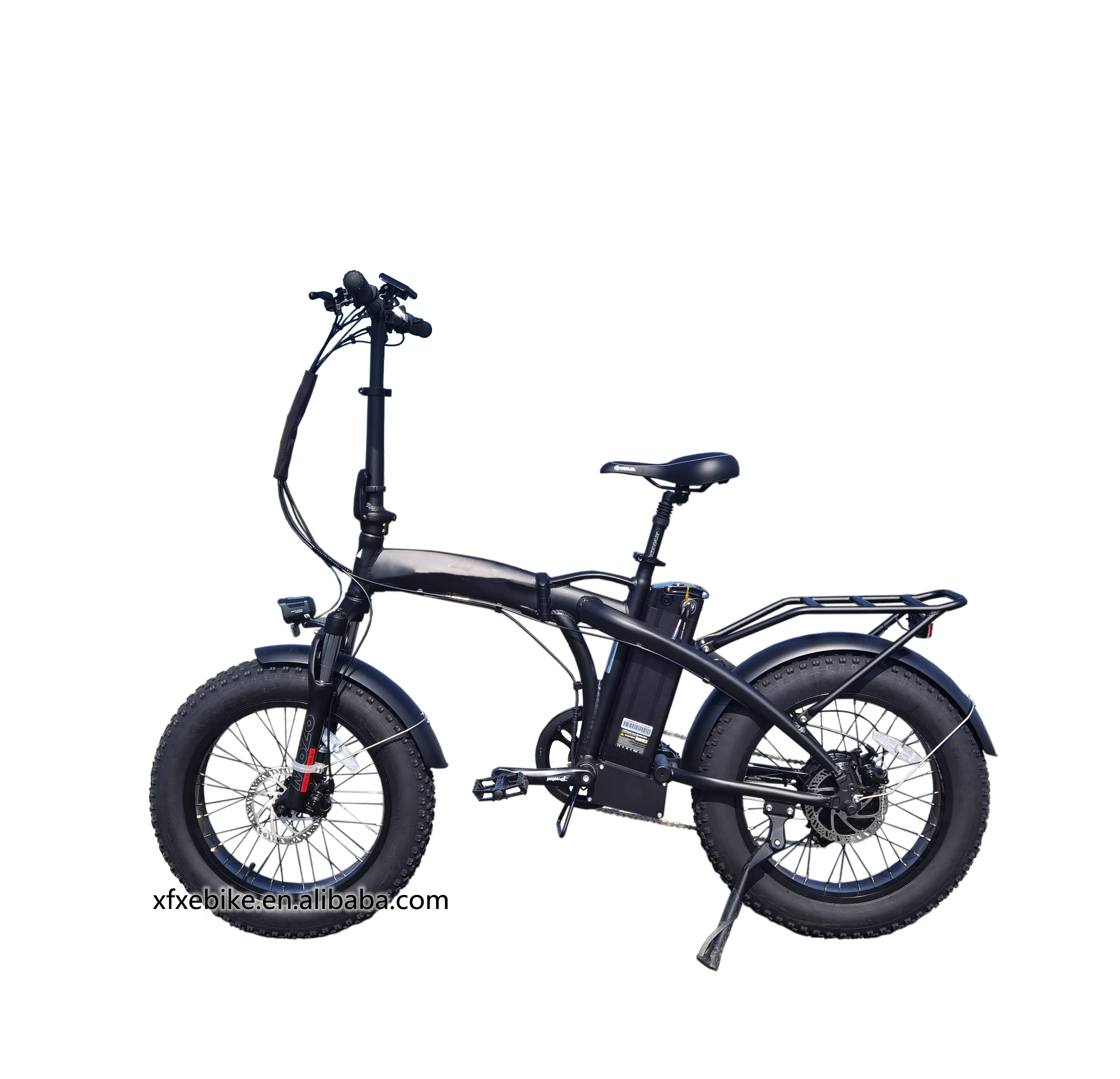 Fast Delivery Foldable Electrical Bicycle 48V 500W Rear Motor 20Inch*4.0 Fat Tire Folding Electric Bike
