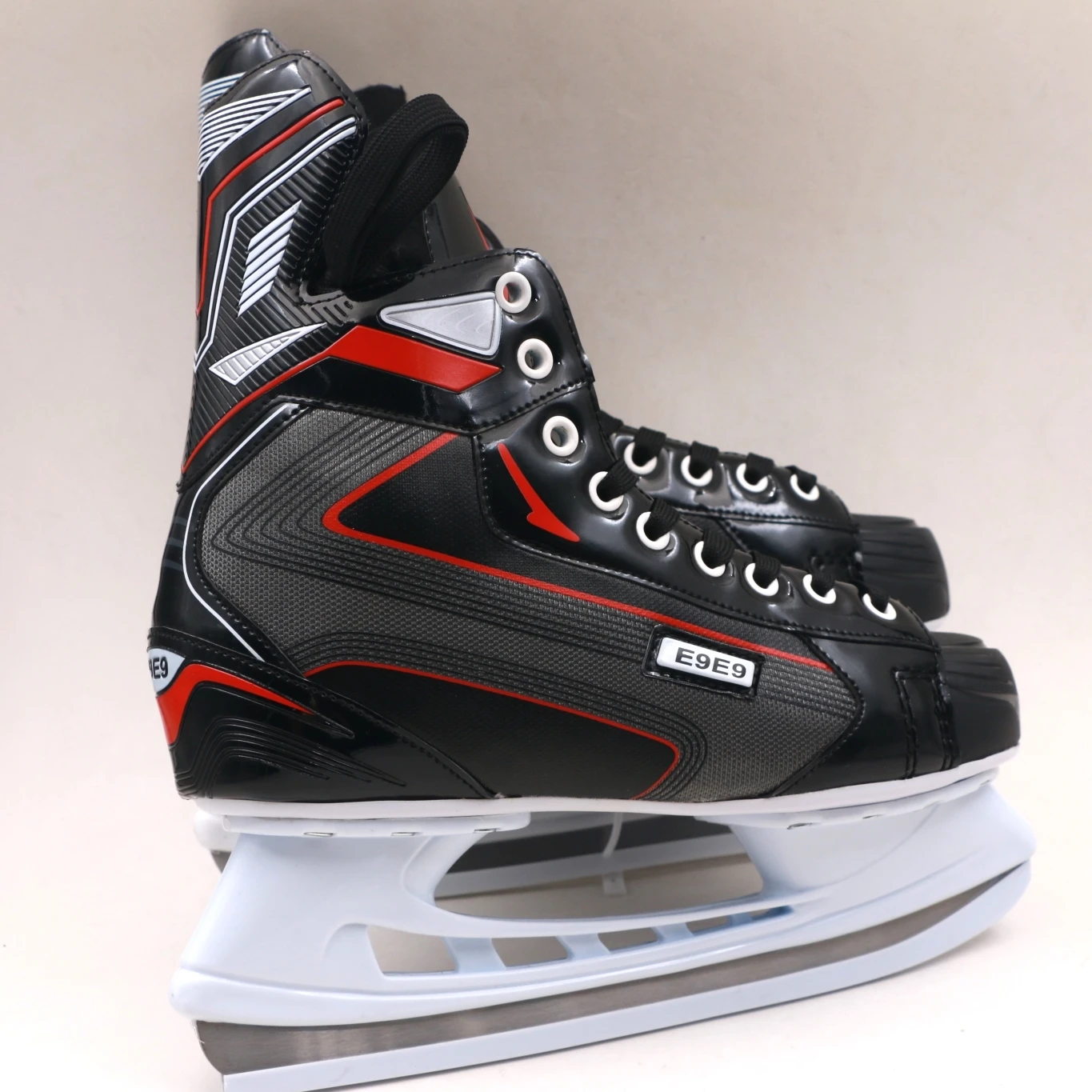 Junran Hot Sale Ice Rink Rental Ice Hockey Skates Adult Ice Inline Roller Hockey Skate Shoe Hard Shell Figure Skating
