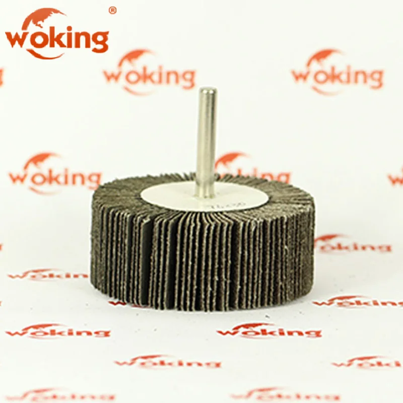 Flap wheel with spindle abrasive cloth wheel for metal inwall polishing