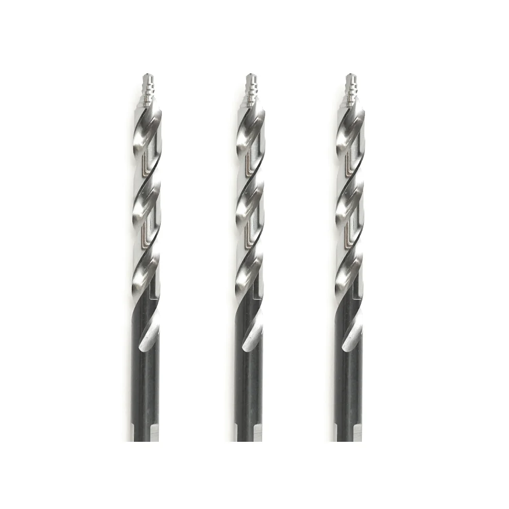 Type-250-Vt Vortex Pilot Point Mechanic Length Step Twist Drill Bit For Metal With 3-Flats On The Shank 15/64 Diameter
