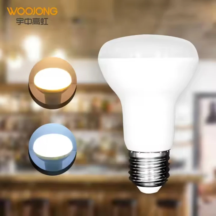 E14/E26/E27 Base 13W R80 175-265V 12V/AC LED R-Shaped Bulbs with Reflective Light CCC CE EMC RoHS Certificated Dob Product