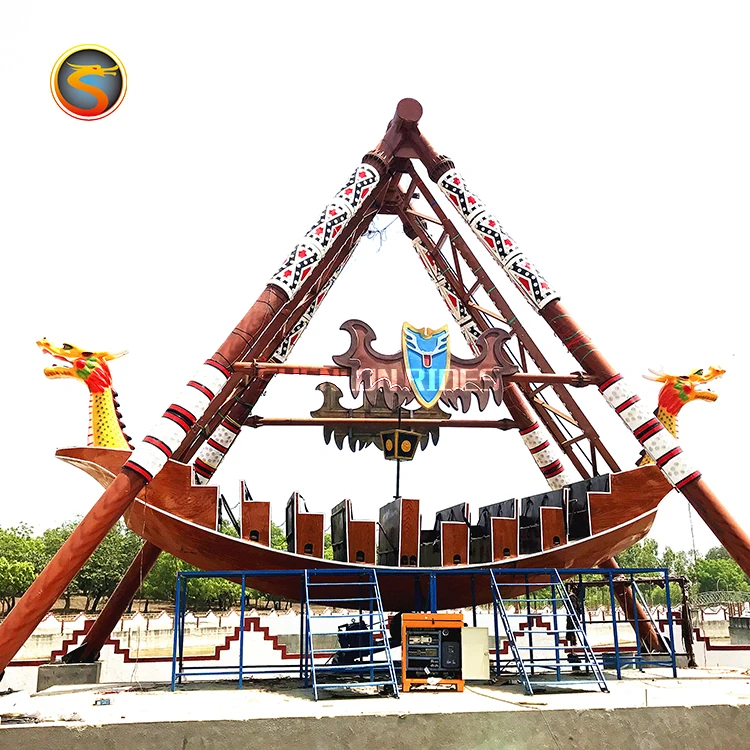 
Large park attractive amusement rides pirate ship, swing ship sea dragon rides for sale 