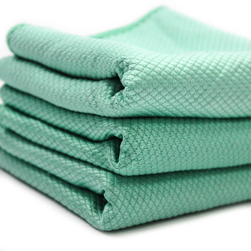 cheap alibaba china products made in china Warp-terry Weft-knitting waffle suede glass-cloth 100%microfiber kitchen towel