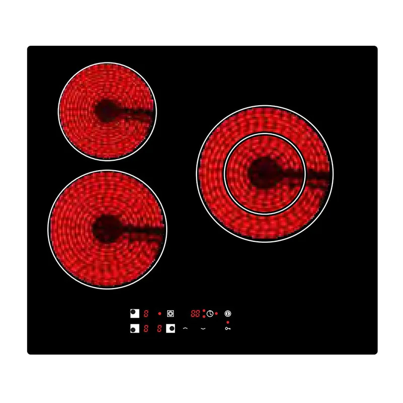 2024 New Production Three Pot Head Cook Different Food Together Induction Cooker Induction Cooktop