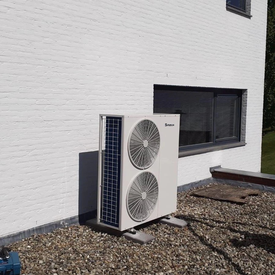 Big heating capacity Air source heat pump high energy saving 26KW DC Inverter Heat Pump with High COP for commercial use