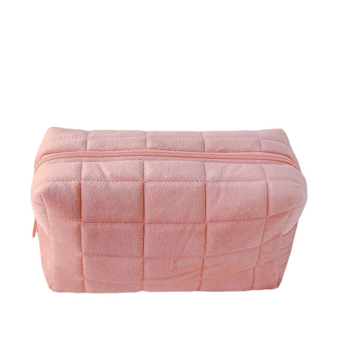New Cute Plush Cosmetic Bag Travel Wash Bag with Portable Large Capacity Skin Care Product Storage Bag for Women