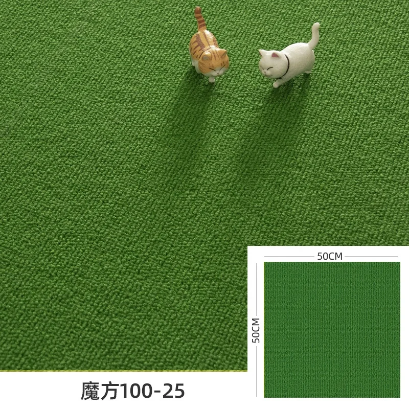 loop pile solid color Cheap removable commercial PVC 50x50 PP material china home hotel office carpet tiles floor