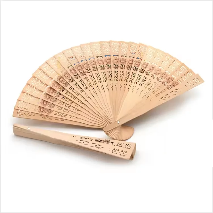 Carved Wedding Silk Bamboo Hand Fan Chinese Traditional Personalized Muti Colors Hand Fan Small Folding Custom Bamboo Hand Fan