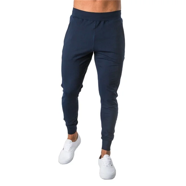 Sports pants mens muscle trousers stretch pants for men cotton slim feet fitness training running pants