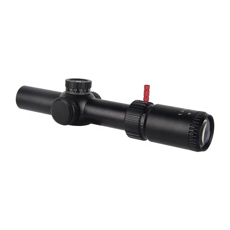 Luger Multi-functional Scope 1.2-6x24IR Red Green Illuminated Reticle for Outdoor Activities