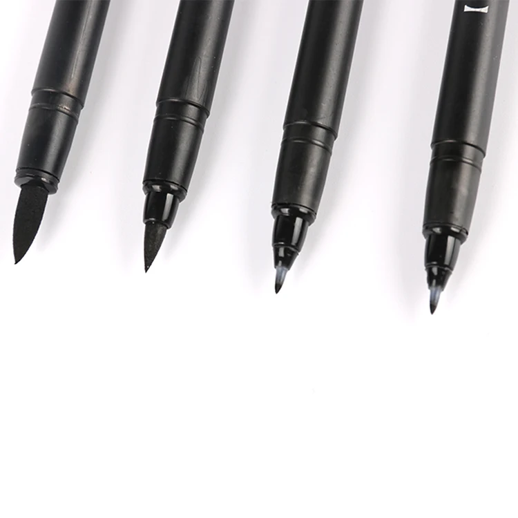Black Calligraphy Pen Brush Markers Set for Beginners Writing, Bullet Journaling, Signature