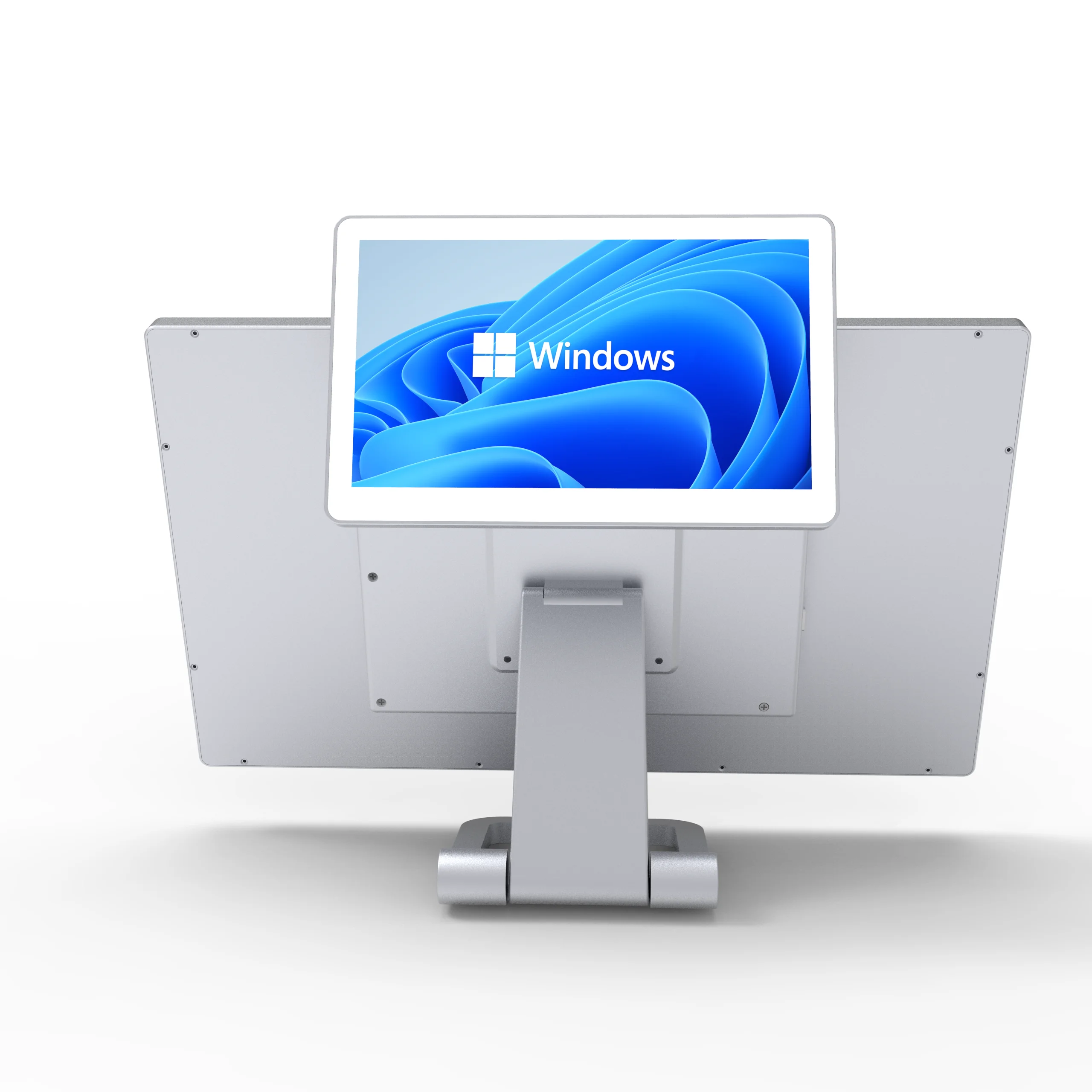 23.8 Inch Touch Screen POS Cash Register Windows Operating System With 11.6 Inch Single Customer Display