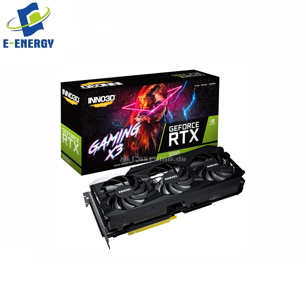 G eForce 24G OC 24 ГБ 384 бит GDDR6X PCI Express 4 0 RTX 3090 GPU