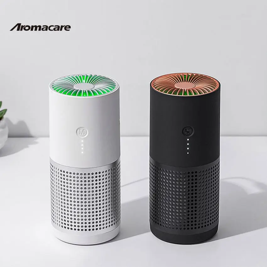 Negative Ions Ionized Carbon Portable Hepa Filter Air Cleaner Purifier For Car Use