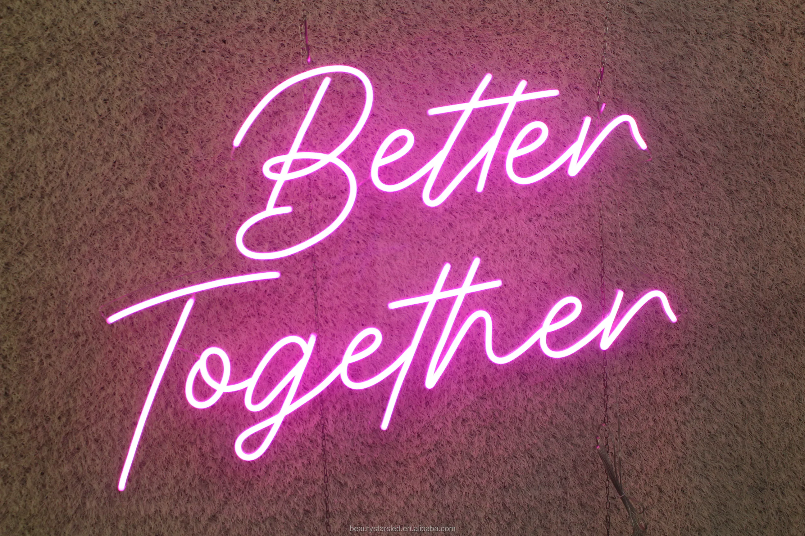 Drop ship all you need is love wedding happy birthday letra acrylic silicone led neon lights