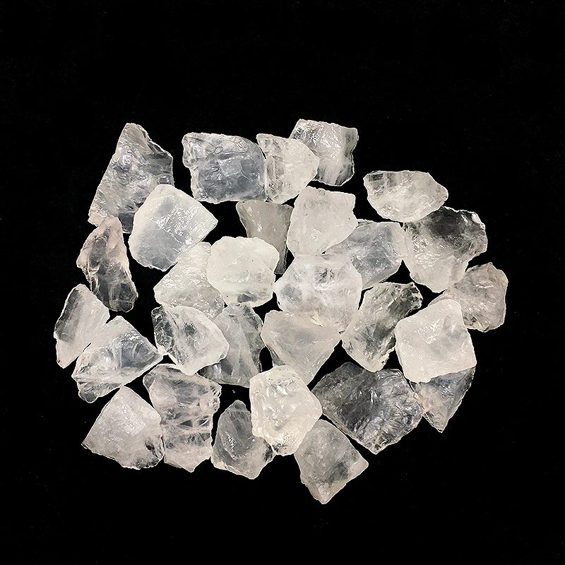high-end wholesale Natural White crystal stones Rock Crystal raw Clear Quartz stone