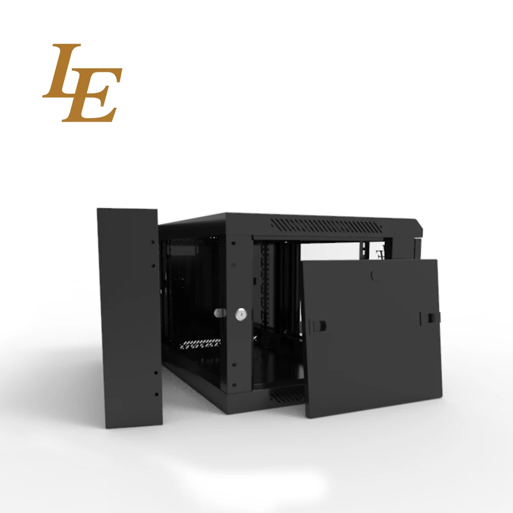 LE Double section 4U-18U network server cctv cabinet
