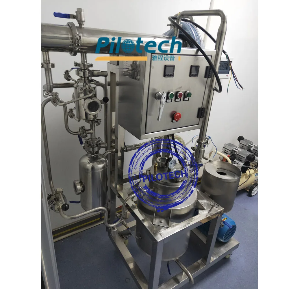 Small scale oil solvent rose water machine for vanilla extract