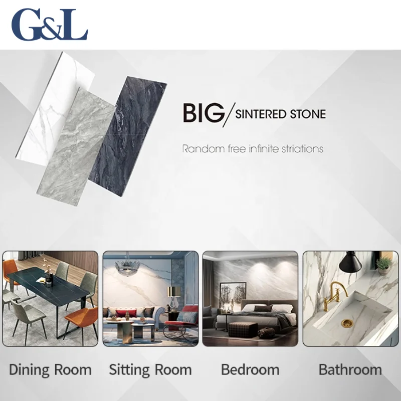 Высокое качество оптовая цена спеченный камень плитка настенная панель белый пол искусственный большая