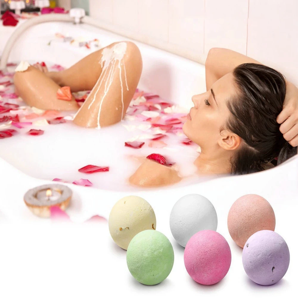 Romantic fragrance bubble  bath explosion salt ball Essential oil bubble bath