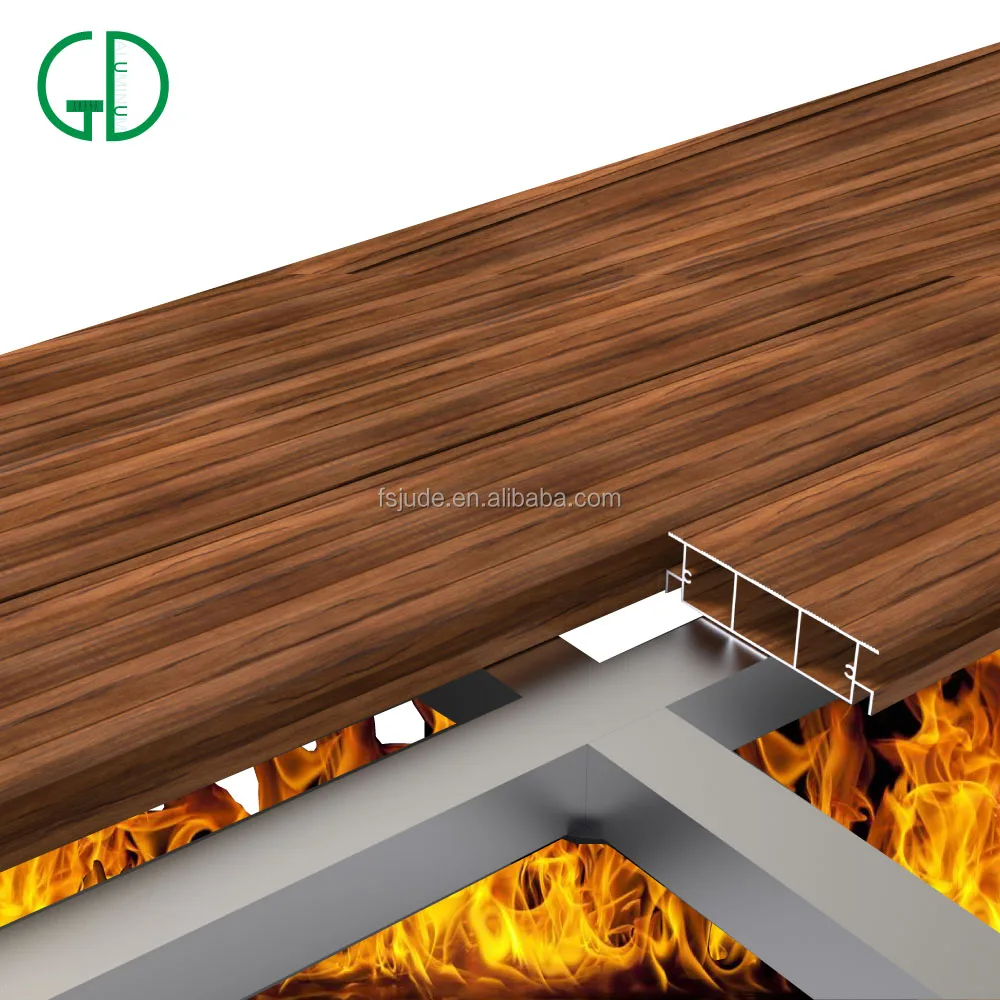 GD Fire Resistance Class A2 Aluminium Decking for Balconies Pavement Tiles Wpc Pavimentazione