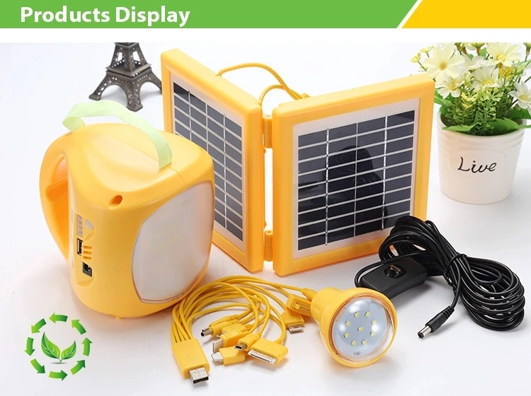 Carry-on IP 44 solar panel outdoor solar camping lantern light  led lamp