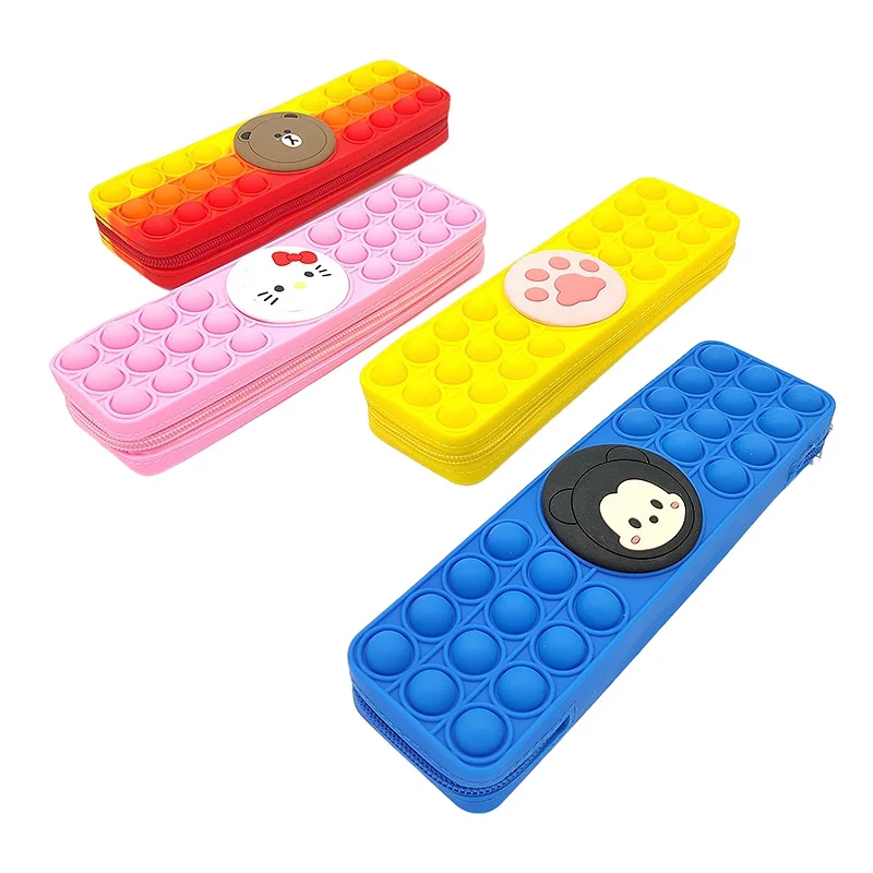 Оптовая продажа, новая силиконовая Сумочка, пенал, пузырьковый Поппер, сенсорный Поппер, кошелек, сумка, сумки