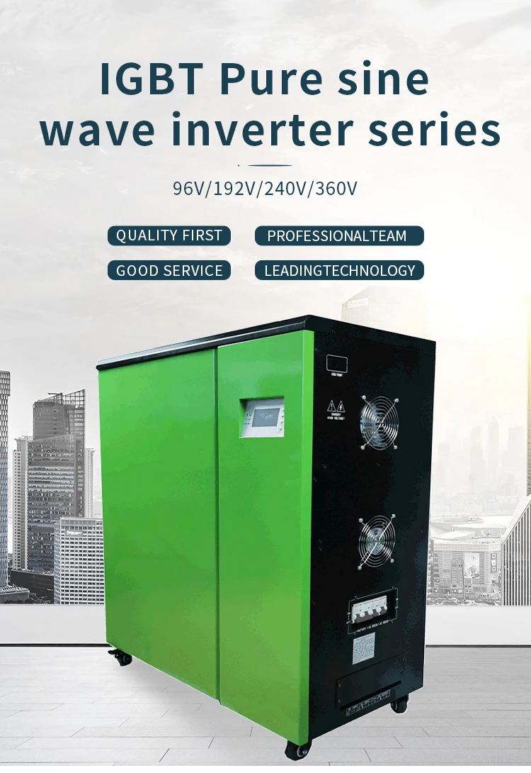 Diwani 40Kw Pure Sine Wave Home Inverter System 96V Dc To Ac 220V 10-30A Battery Charger Inverter