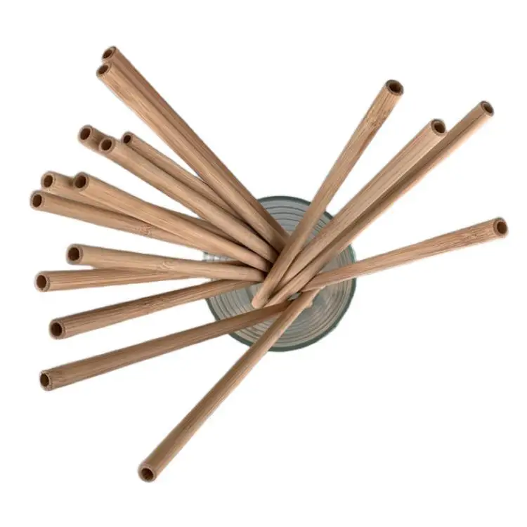 100% High Quality Bamboo Product Sustainable Natural Bamboo Material Bamboo Drinking Straw For Restaurant, Coffee Shop